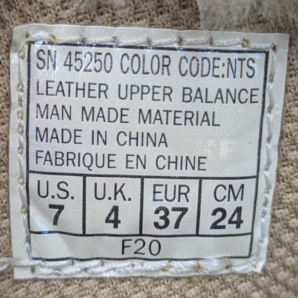 Skechers Outdoor Y2K Leather Suede Cream Tan Mid Calf Boots Side Zip Size 7 - Picture 8 of 8